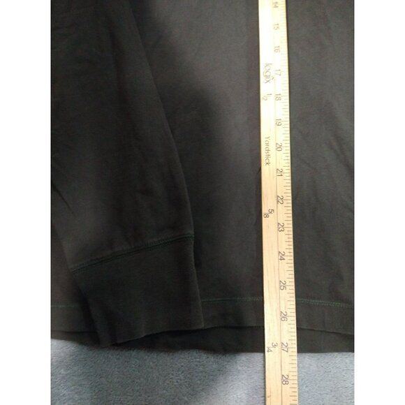 Banana Republic Shirt Mens Large Green Henley Long Sleeve Cotton Casual - Picture 3 of 7